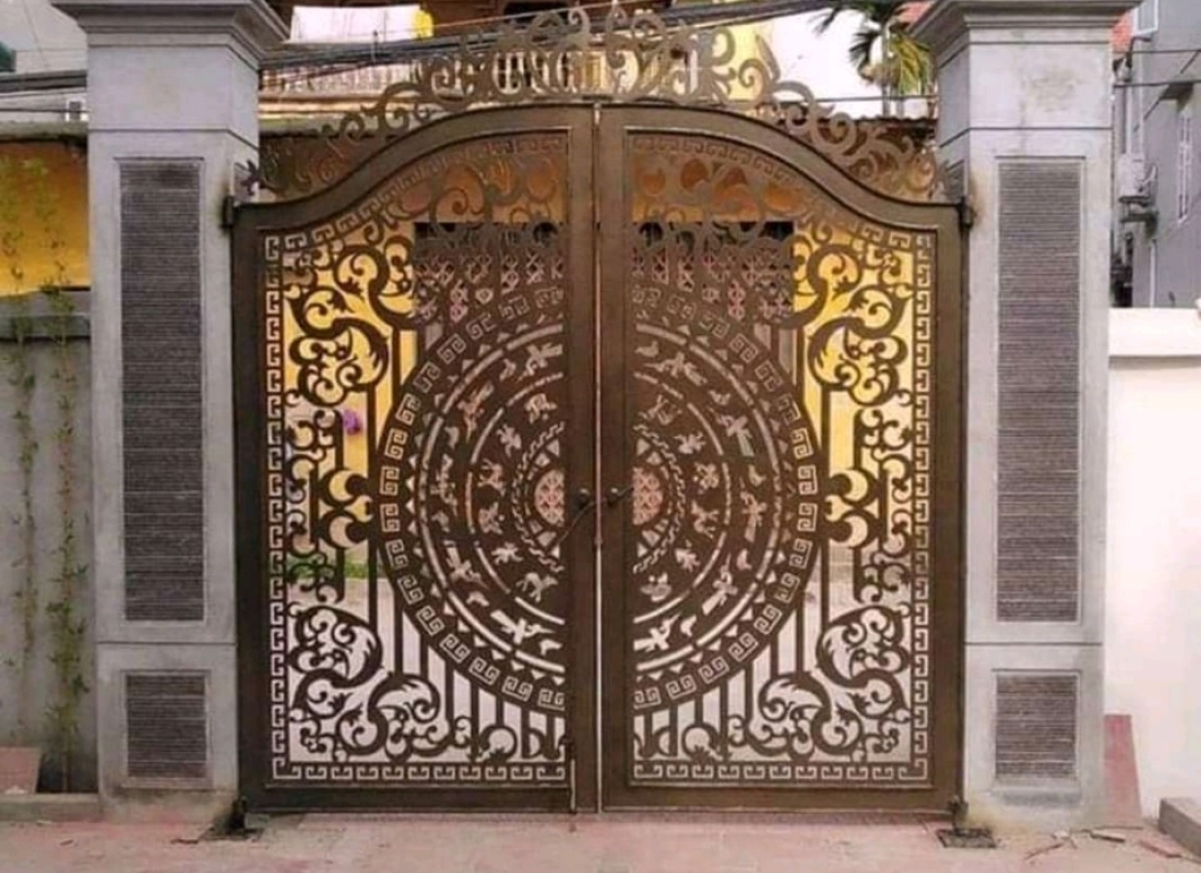 Cổng và hàng rào đẹp 050