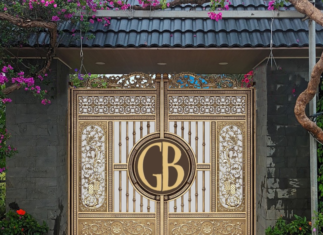 Cổng và hàng rào đẹp 006