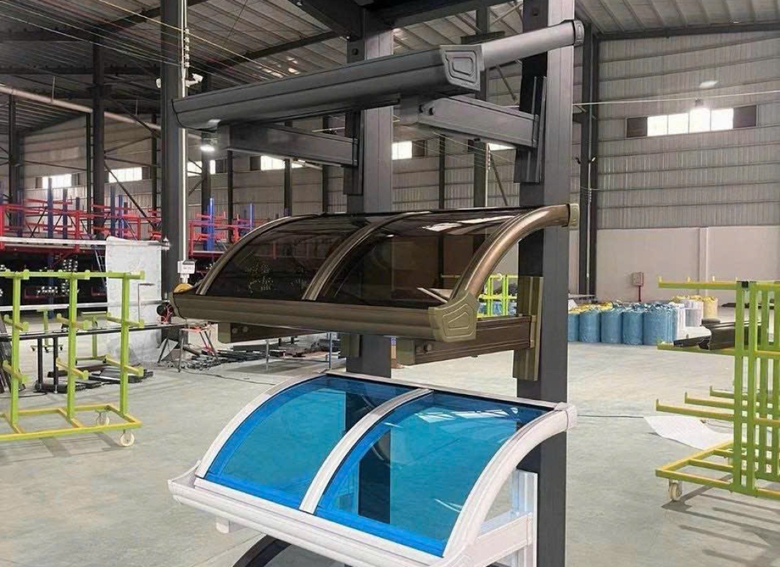 Mái hiên  Polycarbonate khung xương nhập khẩu